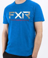 FXR M Pilot Premium T-Shirt – BlueHeather/Stone – M