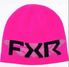FXR Split Beanie - Elec Pink/Black - OS