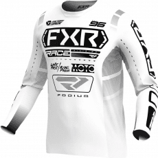 FXR Podium Mx Jersey - White/Black