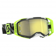 Scott Goggle Prospect 2.0 - Caviar black/safety yellow / yellow chrome works