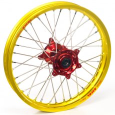 Haan Wheels, Komplett Hjul, 1,60, 21", FRAM, GUL RÖD, KTM 03-15 450 EXC-F, 03-14 450 SX-F, 03-15 250 EXC/250 EXC-F, 03-14 250 SX