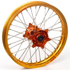 Haan Wheels, Komplett Hjul, 2,15, 18", BAK, GULD ORANGE, KTM 03-23 450 EXC-F, 03-12 450 SX-F, 18-22 250 EXC TPI/300 EXC TPI, 95-
