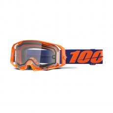 100%, ARmatic ENDURO MOTO Dual Pane Glasögon Neon Orange - Clear Lens