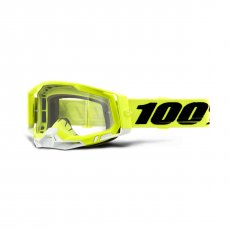 100%, RACECRAFT 2 Glasögon Yellow - Clear Lens, VUXEN