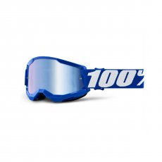 100%, STRATA 2 Youth Glasögon Blue - Mirror Blue Lens, BARN
