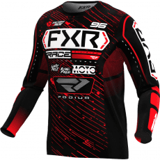 FXR Podium Mx Jersey - Black/Red