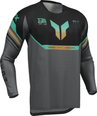 THOR LAUNCHMODE-VENT RAPTOR BLACK/CHARCOAL JERSEY 
