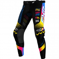 FXR Yth Podium MX Pant - Black/Blue/Razz