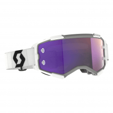 Scott Goggle Fury - white/black / purple chrome works