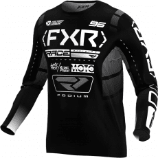FXR Podium Mx Jersey - Black/White