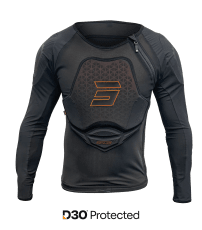 Shot, SKYDDSJACKA RACE EVO D3O, VUXEN, XL, SVART