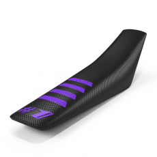 Onegripper Sadelöverdrag - RIBBED - Svart/Lila