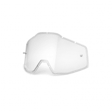 100% Racecraft/Accuri/Strata Clear Anti-Fog Injected Replacment Lens