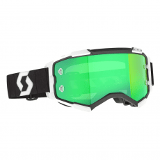 Scott Goggle Fury - black/white/green chrome works