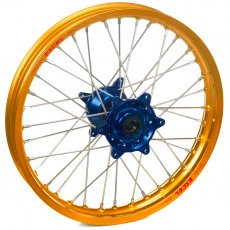 Haan Wheels, Komplett Hjul, 1,60, 14", BAK, BLÅ GULD, KTM 25-26 65 SX, Husqvarna 25 TC 65, 26 TC 65, GasGas 25 MC 65