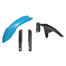 Rtech, Hög Framskärm Kit + Gaffelbensskydd, CYAN, Yamaha 19-26 TÉNÉRÉ 700