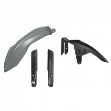 Rtech, Hög Framskärm Kit + Gaffelbensskydd, GRÅ, Yamaha 19-26 TÉNÉRÉ 700