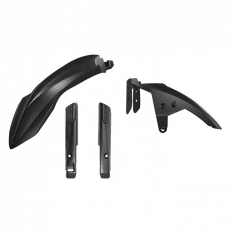 Rtech, Hög Framskärm Kit + Gaffelbensskydd, SVART, Yamaha 19-26 TÉNÉRÉ 700