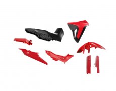 Rtech, Plastkit Revolution, SVART RÖD, Honda 23-25 XL750 TRANSALP