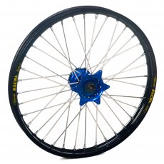 Haan Wheels, Komplett Hjul, 1,60, 21", FRAM, SVART BLÅ, TRIUMPH 25 TF 450-RC, 26 TF 450-X, 24-26 TF 250-X