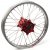 Haan Wheels, Komplett Hjul, 1,40, 19", FRAM, SILVER RÖD, Honda 07-26 CRF150R