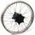 Haan Wheels, Komplett Hjul, 1,85, 19", BAK, SILVER SVART, Honda 04-13 CRF250R, 02-07 CR125R