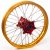 Haan Wheels, Komplett Hjul, 1,60, 21", FRAM, GULD RÖD, KTM 16-27 450 EXC-F, 15-27 450 SX-F, 18-22 250 EXC TPI/300 EXC TPI, 23-25