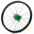 Haan Wheels, Komplett Hjul, 1,40, 19", FRAM, SVART GRÖN, Kawasaki 01-26 KX85, 97-00 KX80