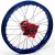 Haan Wheels, Komplett Hjul, 1,40, 19", FRAM, BLÅ RÖD, Suzuki 02-25 RM85, 97-01 RM80
