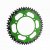 Holeshot, Bakdrev AIR, 520, 48, GRÖN, Kawasaki 07-16 KLX450, 19-26 KX450, 06-18 KX450F, 24-26 KX450X, 19-26 KX250, 87-08 KX250, 