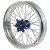 Haan Wheels, Komplett Hjul, 1,60, 21", FRAM, SILVER BLÅ, Husqvarna 04-10 TC 450/TE 450/TE 510, 04-13 TC 250/TE 250, 11-12 TE 125