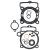 Vertex, Topp Sats, KTM 17-23 250 EXC-F, 19 250 Freeride, 16-22 250 SX-F, Husqvarna 16-22 FC 250, 17-20 FE 250, 23 FE 250, GasGas