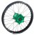 Haan Wheels, Komplett Hjul A60, 2,15, 19", BAK, SVART GRÖN, Kawasaki 19-26 KX450, 06-18 KX450F, 24-26 KX450X, 03-08 KX250, 19-26