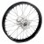 Haan Wheels, Komplett Hjul A60, 2,15, 19", BAK, SVART SILVER, KTM 16-23 450 EXC-F, 13-22 450 SX-F, 18-22 250 EXC TPI/300 EXC TPI