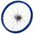 Haan Wheels, Komplett Hjul, 1,60, 21", FRAM, SILVER BLÅ, Yamaha 14-26 YZ450F, 14-26 YZ250F, FANTIC 24 XEF 450, 24-26 XXF 450, 24