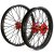 Holeshot, Komplett Hjulset, 2,15/1,60, 19/21", BAK FRAM, MATT SVART RÖD, KTM 15-26 450 SX-F, 15-26 250 SX/250 SX-F, 15-26 350 SX