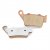 DP Brakes, Bromsbelägg, BAK, KTM 94-03 250 EXC, 03 250 EXC-F, 94-02 250 SX, 94-03 125 EXC/125 SX/300 EXC, 95-96 400 LC4, Husqvar