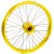 Haan Wheels, Komplett Hjul, 1,60, 21", FRAM, GUL, Suzuki 05-25 RM-Z450, 07-25 RM-Z250
