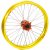 Haan Wheels, Komplett Hjul, 1,60, 21", FRAM, GUL ORANGE, KTM 16-27 450 EXC-F, 15-27 450 SX-F, 18-22 250 EXC TPI/300 EXC TPI, 23-
