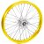 Haan Wheels, Komplett Hjul, 1,60, 21", FRAM, GUL SILVER, Suzuki 05-25 RM-Z450, 07-25 RM-Z250
