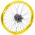 Haan Wheels, Komplett Hjul, 1,40, 19", FRAM, GUL GRÅ, Suzuki 02-25 RM85, 97-01 RM80