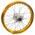 Haan Wheels, Komplett Hjul, 2,15, 19", BAK, GULD SILVER, Kawasaki 19-26 KX450, 06-18 KX450F, 24-26 KX450X, 03-08 KX250, 19-26 KX