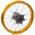 Haan Wheels, Komplett Hjul, 1,60, 12", BAK, GULD GRÅ, KTM 02-15 65 SX