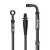 Venhill, Bromsslang, BAK, CARBON SVART, Honda 07-26 CRF150R