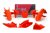 Rtech, Plastkit, NEON ORANGE, KTM 16-18 450 SX-F, 17-18 250 SX, 16-18 250 SX-F, 16-18 350 SX-F, 16-18 125 SX/150 SX
