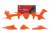 Rtech, Plastkit, ORANGE, KTM 19-22 450 SX-F, 19-22 250 SX/250 SX-F, 19-22 350 SX-F, 19-22 125 SX/150 SX