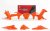 Rtech, Plastkit, ORANGE, KTM 19-22 450 SX-F, 19-22 250 SX/250 SX-F, 19-22 350 SX-F, 19-22 125 SX/150 SX