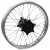Haan Wheels, Komplett Hjul, 1,85, 19", BAK, SILVER SVART, Honda 04-13 CRF250R, 02-07 CR125R
