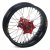 Haan Wheels, Komplett Hjul SM, 4,50, 17", BAK, SVART RÖD, Husqvarna 05-10 SM-R 450/SM-R 510, 04-10 TC 450/TE 450/TE 510, 04-13 T