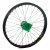 Haan Wheels, Komplett Hjul, 1,60, 21", FRAM, SVART GRÖN, Kawasaki 19-26 KX450, 24-26 KX450X, 21-26 KX250, 24-26 KX250X